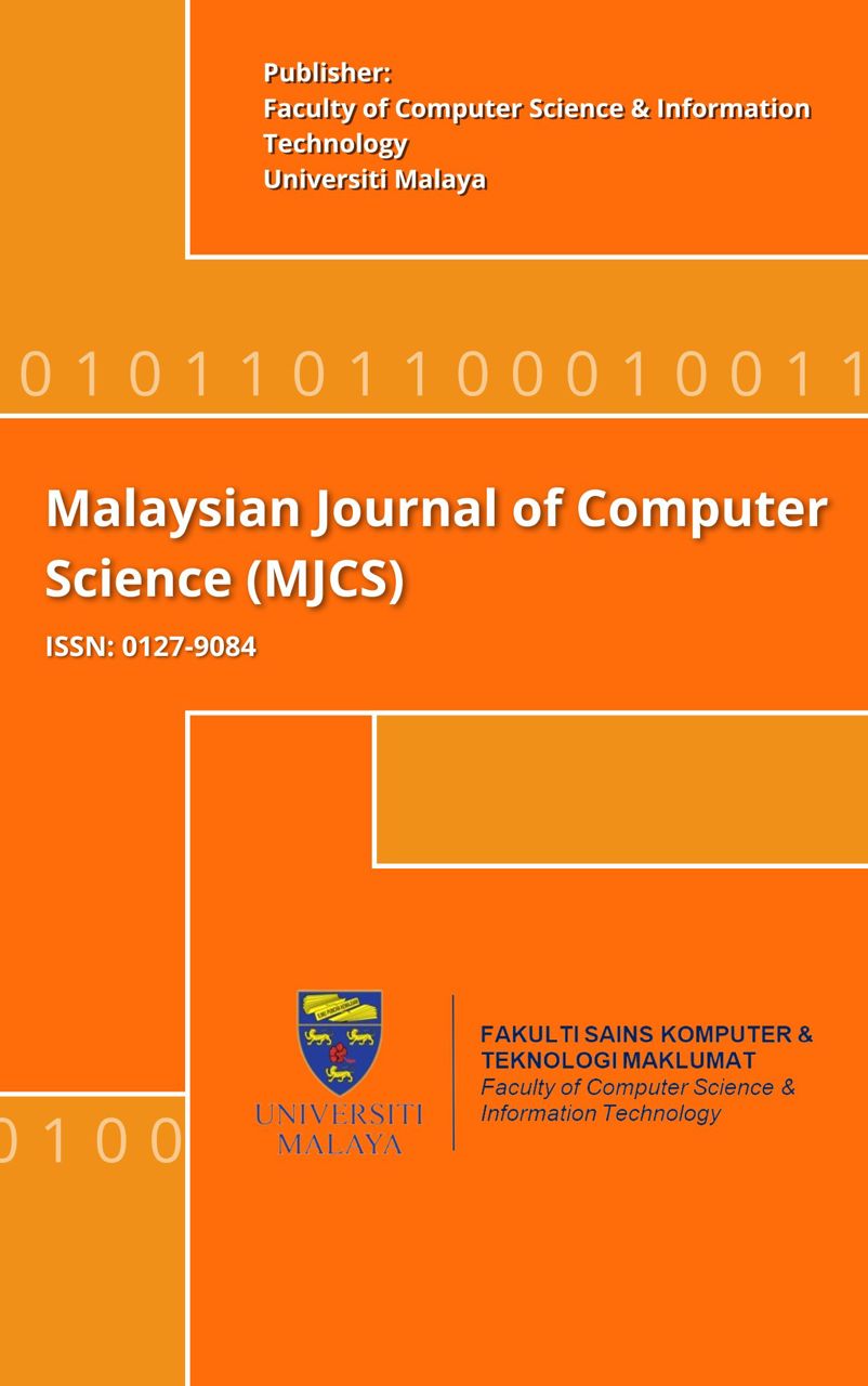 					View Vol. 38 No. 3 (2025): Malaysian Journal of Computer Science
				